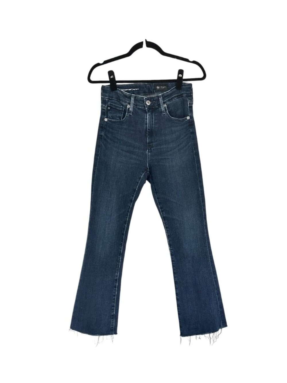 AG High Rise Farrah Boot Crop Jeans